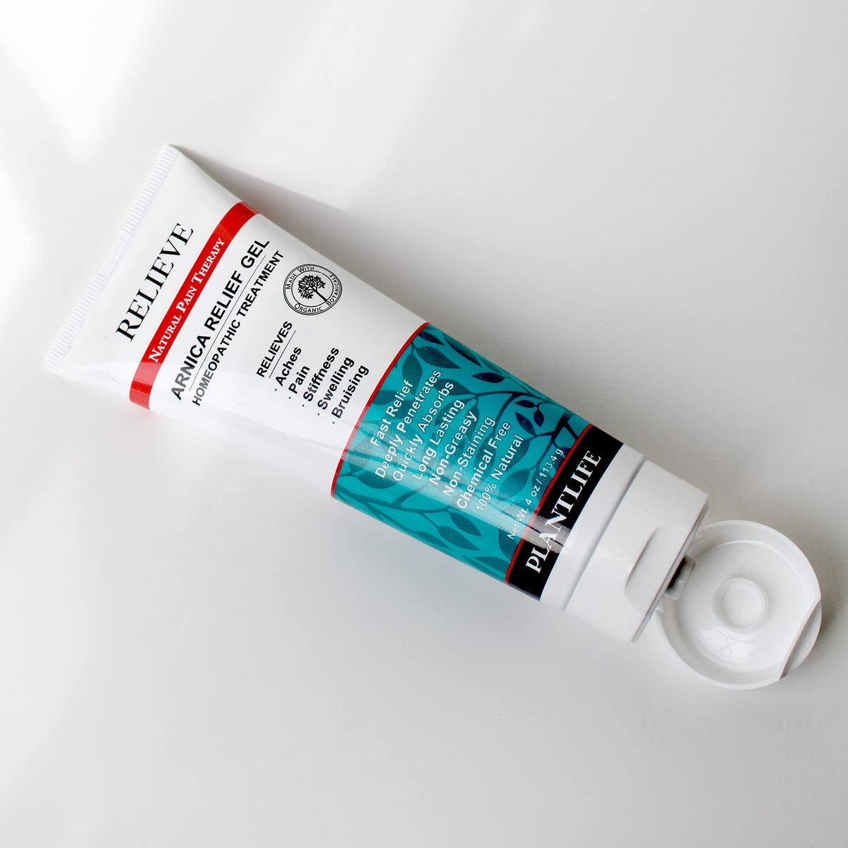 Plantlife Arnica Relieve Gel - Made with Arnica and 100% Pure Essential Oils - Relieve Products are a Homeopathic Solution for Everyday Use - Works Quickly and Effectively - Made in California PlantlifeBuy Supplements Australia