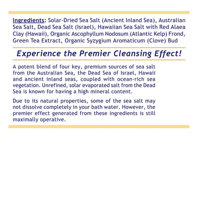 Premier Research Labs Medi-Soak - Bath Salts for Foot and Body Soak, Sea Salt Bath for Women and Men, Relaxing Mineral Bath Soak, Gentle Exfoliant, Organic, Vegan, No Added Fillers - 2 Lb Premier Research LabsBuy Supplements Australia