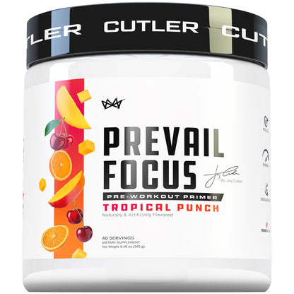 Prevail Pre Workout Powder with Nootropics: Pre-Workout Drink for Men and Women, Cutting Edge Energy and Focus Supplement with L Citrulline, Alpha GPC, L Tyrosine | Sour Rainbow Candy, 40 Scoops | Sour Rainbow Candy, 40 Scoops | With L-Citrulline, Alpha G