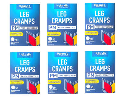 Hyland's Leg Cramps PM With Quinine Tablets 50 ea ( Pack of 6) Hyland'sBuy Supplements Australia