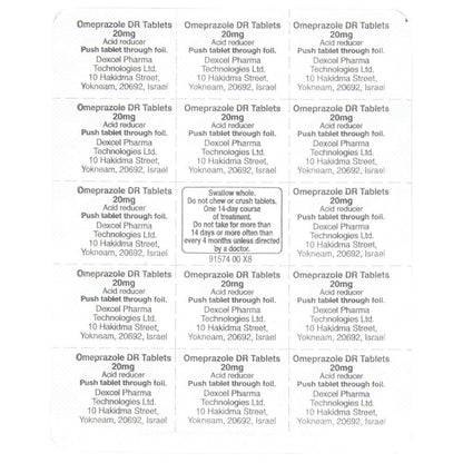 GoodSense Omeprazole Delayed Release Tablets, 20 mg, Acid Reducer for Heartburn, 42 Count GoodSense buy supplements Au