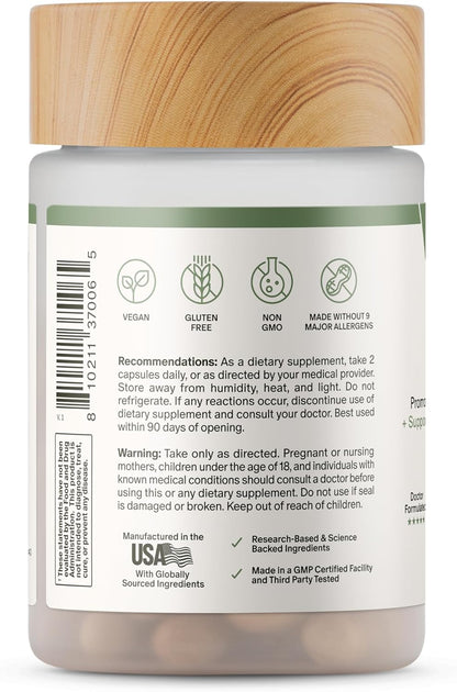 Snap Supplements Thyroid Health, Selenium, Zinc, L-Tyrosine, 60 Capsules | Thyroid Support Supplement for Women & Men, Botanicals for Metabolism, Energy & Endocrine Balance, Iodine-Free, Vegan