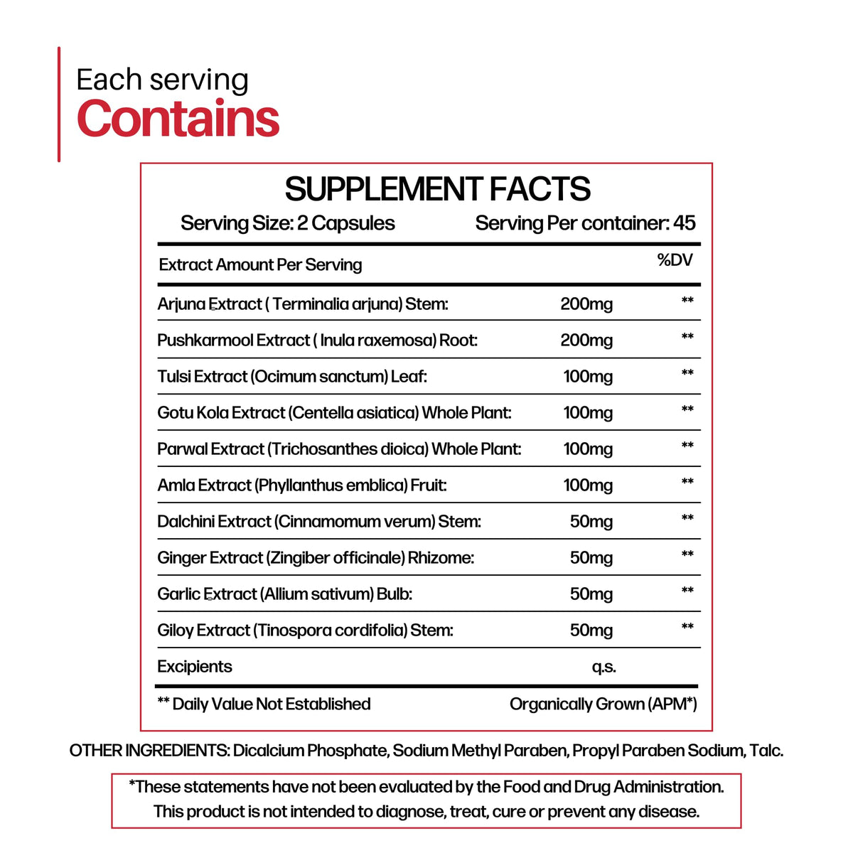 Cureayu Heart Tone Capsules | Natural Heart Health Supplement | Supports Healthy Cholesterol & Triglycerides Levels | with Arjuna, Pushkarmool + 8 Other Herbs | 90 Capsules CureayuBuy Supplements Australia
