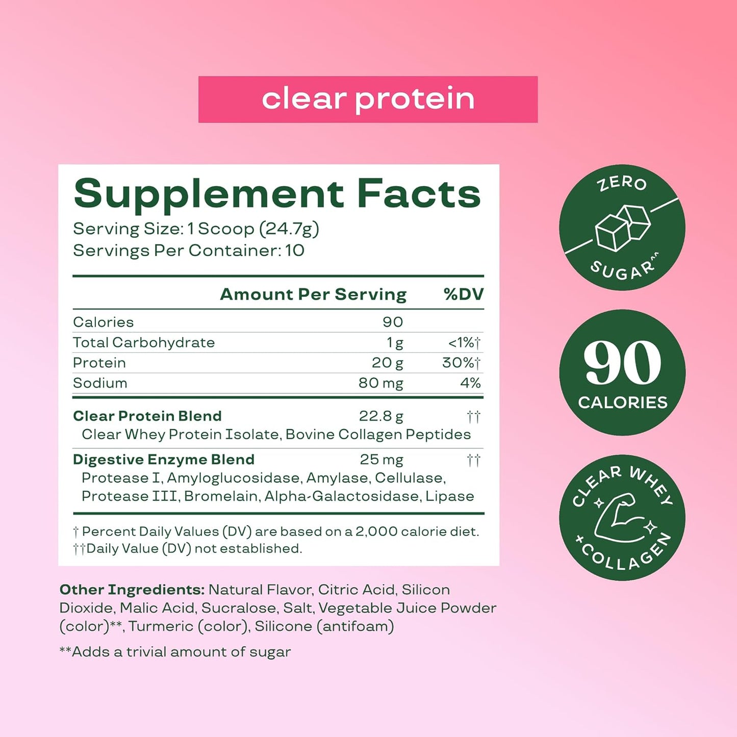 Bloom Strawberry Watermelon Clear Protein and Greens Gummies Bundle