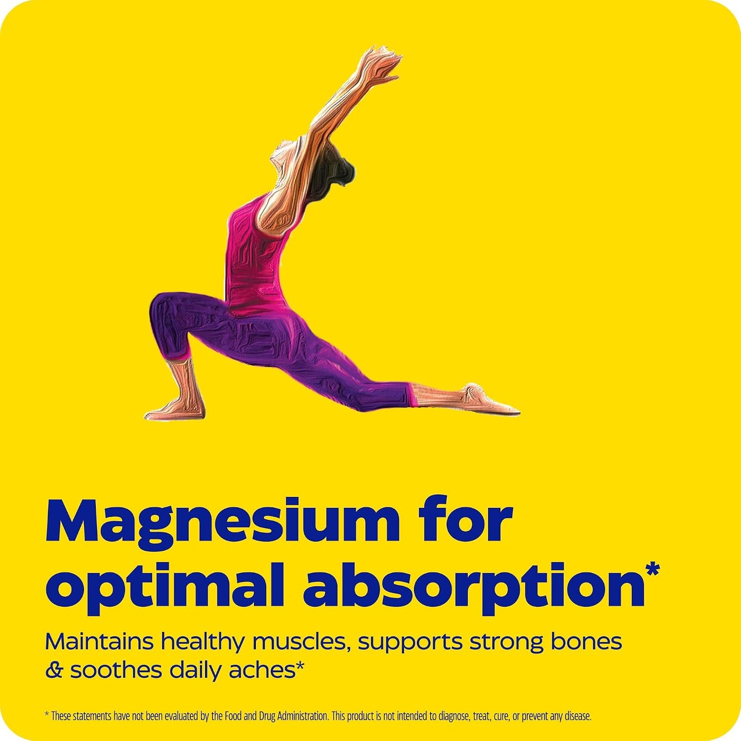 Enzymedica Magnesium Motion Supplement for Women & Men - 60 Caps