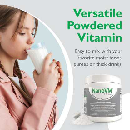 t/f, Dietary Supplement for Tube Feeding, Allergen-Free Kids Multivitamin, Unflavored Vitamin Powder with 14 Vitamins & 13 Minerals, Low-Carb Kids Vitamins, 275g - Solace Nutrition