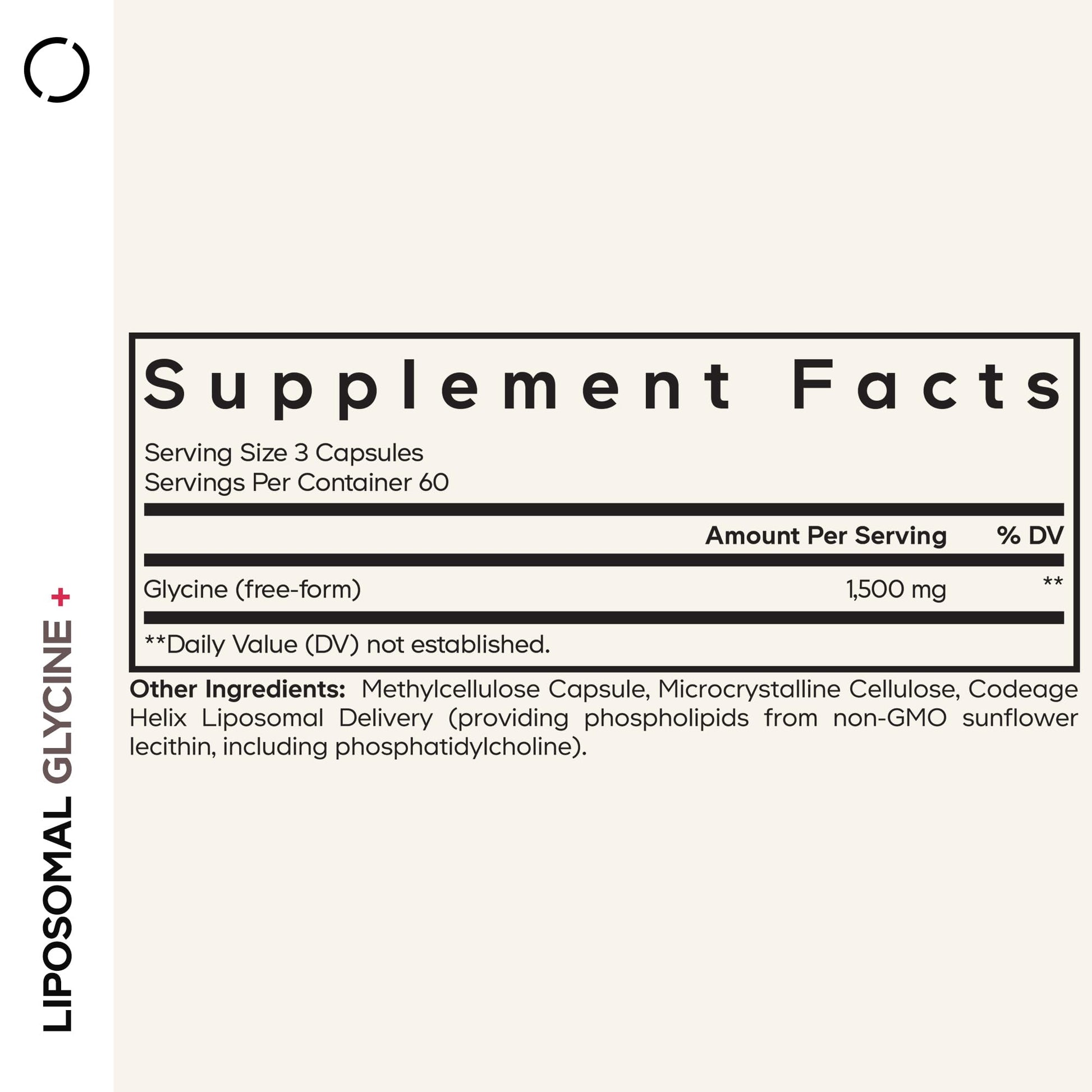 Codeage Liposomal Glycine+ Supplement - Free-Form Glycine 1,500 mg with Liposomal Delivery - 2-Month Supply - Amino Acid Capsules - Protein Support - Glycine Vitamins - 180 Capsules CodeageBuy Supplements Australia