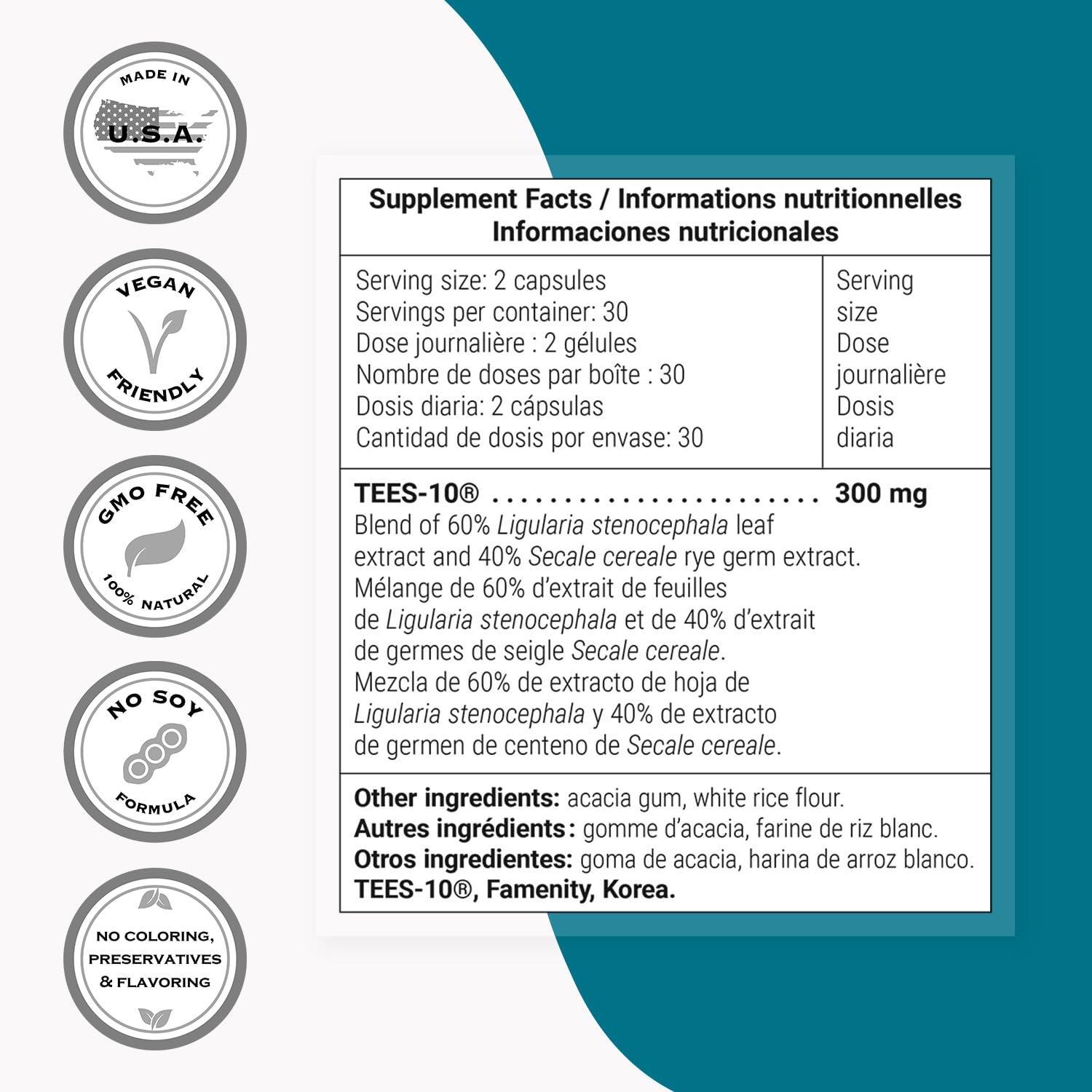 Supersmart - Dental & Gingival Formula (Patented) - Oral Care Supplement - with TEES-10 | Non-GMO & Vegan - 60 Vegetarian Capsules SupersmartBuy Supplements Australia