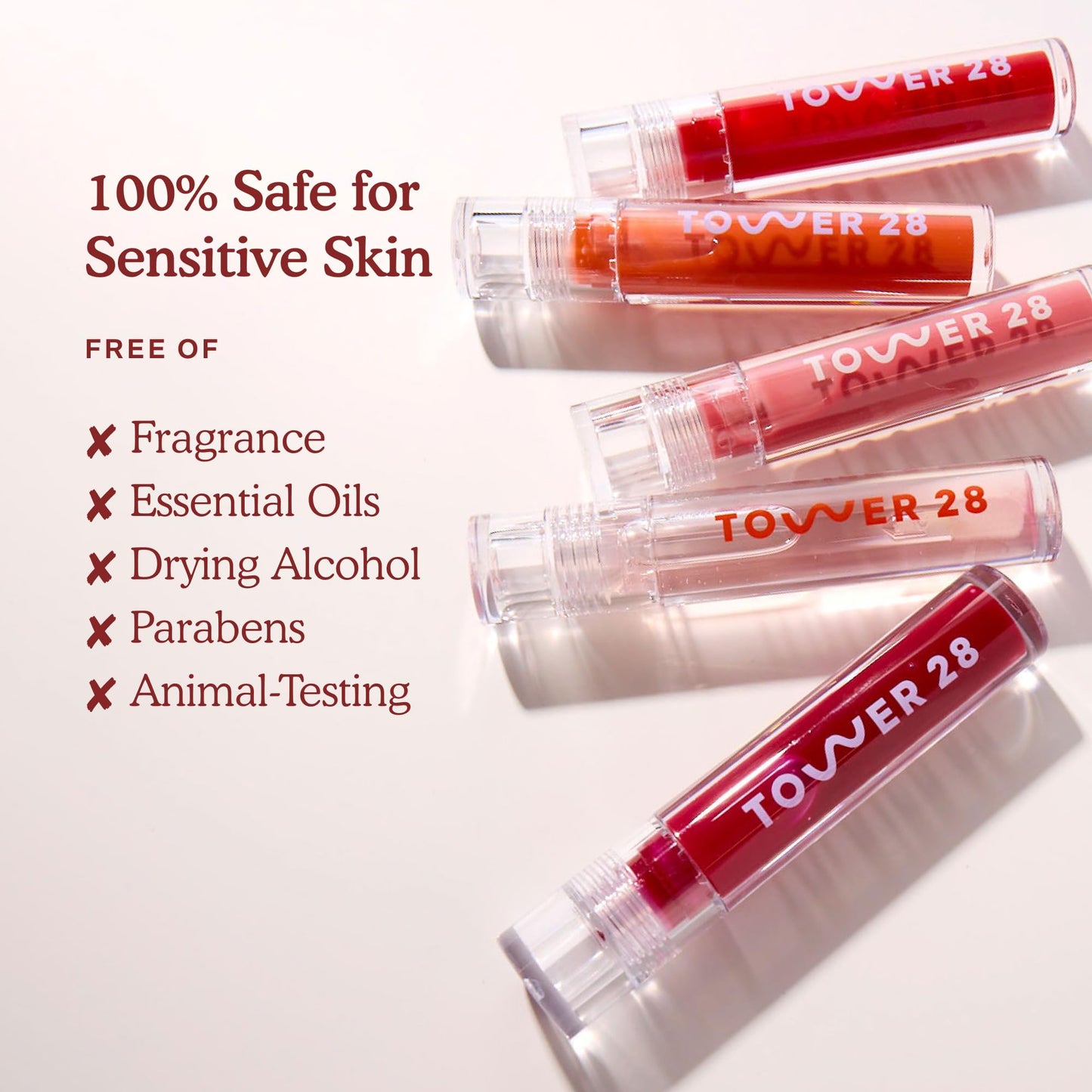 Tower 28 ShineOn Lip Gloss Jelly - Hydrating Tinted Lip Balm + Milky Gloss for Sensitive Lips - Non-Sticky + High-Shine Jelly Formula with Nourishing Oil Blend - Pistachio - Nude Pink (0.13) Tower 28Buy Supplements Australia
