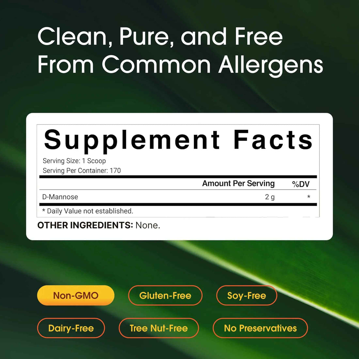 NatureBell D-Mannose Powder - 12oz - High Potency 2g Per Scoop - Fast Acting Support for Healthy Urinary Function & Bladder Wellness* - Pure, Filler-Free Non-GMO Powder