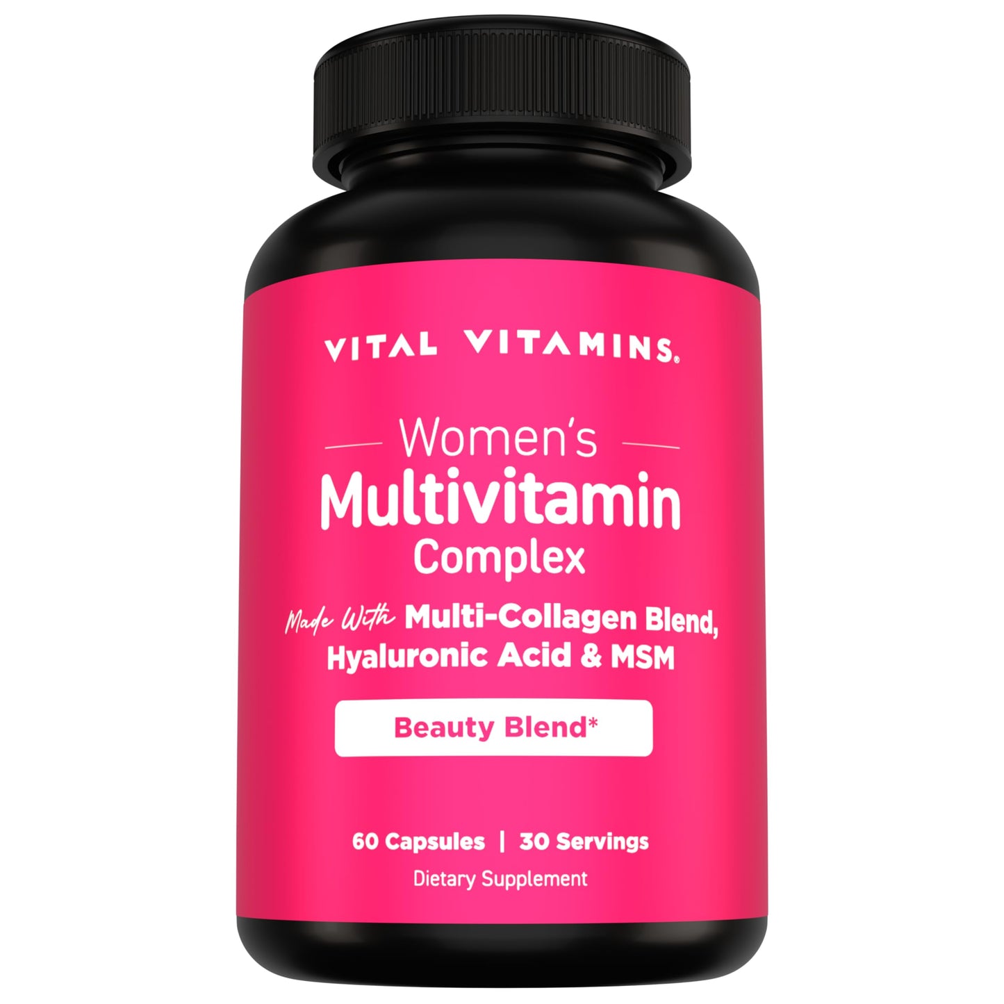 Vital Vitamins Women's Multivitamin Complex bottle on a white background