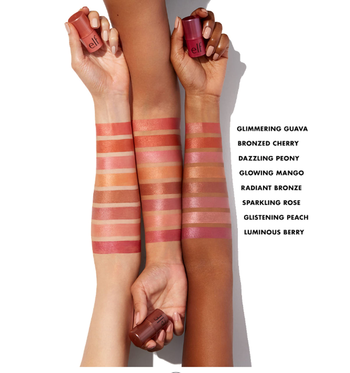 e.l.f. Monochromatic Multi Stick, Travel-Sized Luxuriously Creamy & Blendable Color For Eyes, Lips & Cheeks, Vegan & Cruelty-Free, Bronzed Cherry, 0.17 Oz e.l.f.Buy Supplements Australia