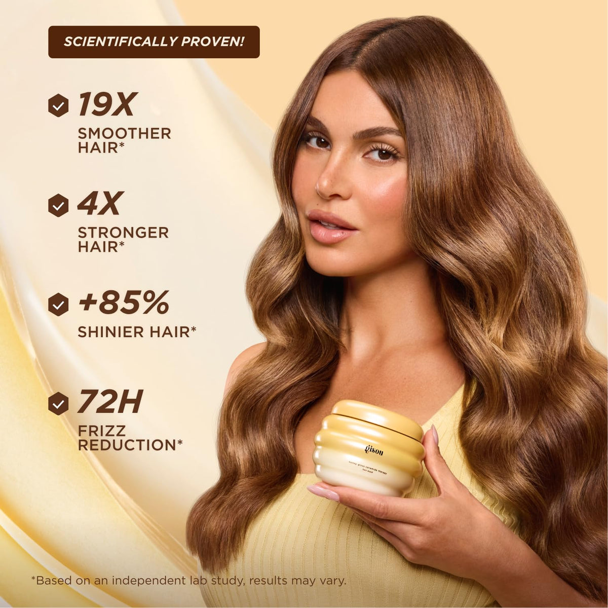 Gisou Honey Gloss Hair Therapy Trio - Mini Shampoo, Hair Mask and Conditioner for smoother, stronger and glossier hair GisouBuy Supplements Australia