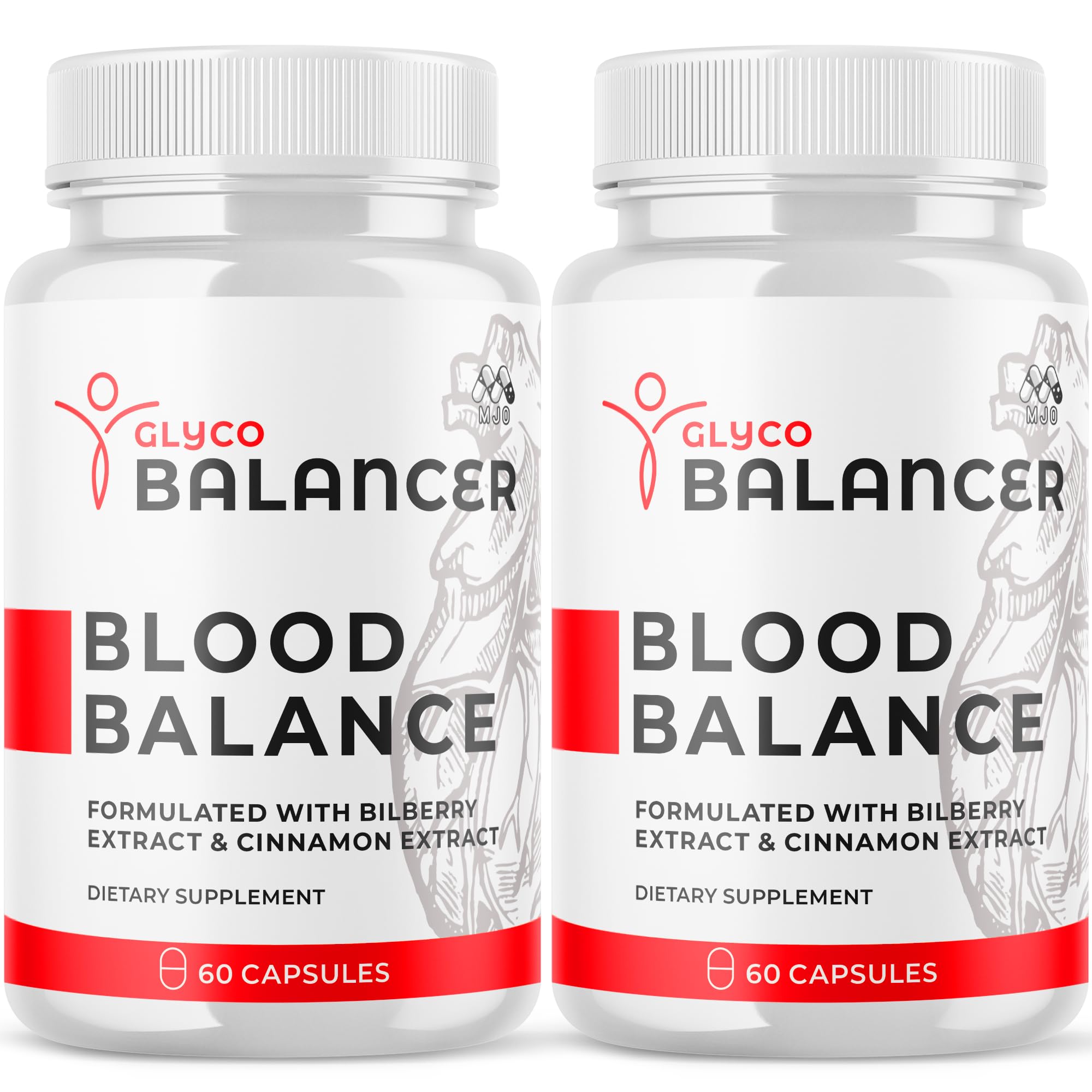 (2 Pack) Glyco Balancer Capsules, Official GlycoBalancer Health Support Pills with All Natural Ingredients, Glyco Balancer Advanced Health Support with Premium Vitamins for Women & Men (120 Capsules) MJOBuy Supplements Australia