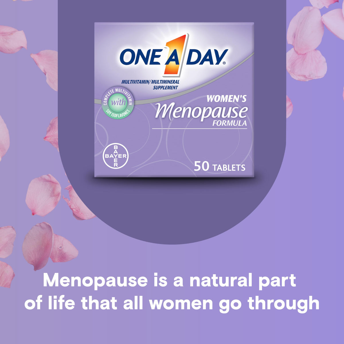One A Day Women's Menopause Multivitamin with Vitamin A, Vitamin C, Vitamin D, Vitamin E and Zinc for Immune Health Support, Bone health, 50 Count ONE A DAY buy supplements Au