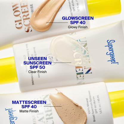 Supergoop! Glowscreen SPF 40, Sunrise (Champagne Glow) - 1.7 fl oz - Glowy Primer + Broad Spectrum Tinted Sunscreen - Helps Filter Blue Light - Hydration - Hyaluronic Acid & Vitamin B5 Supergoop!Buy Supplements Australia