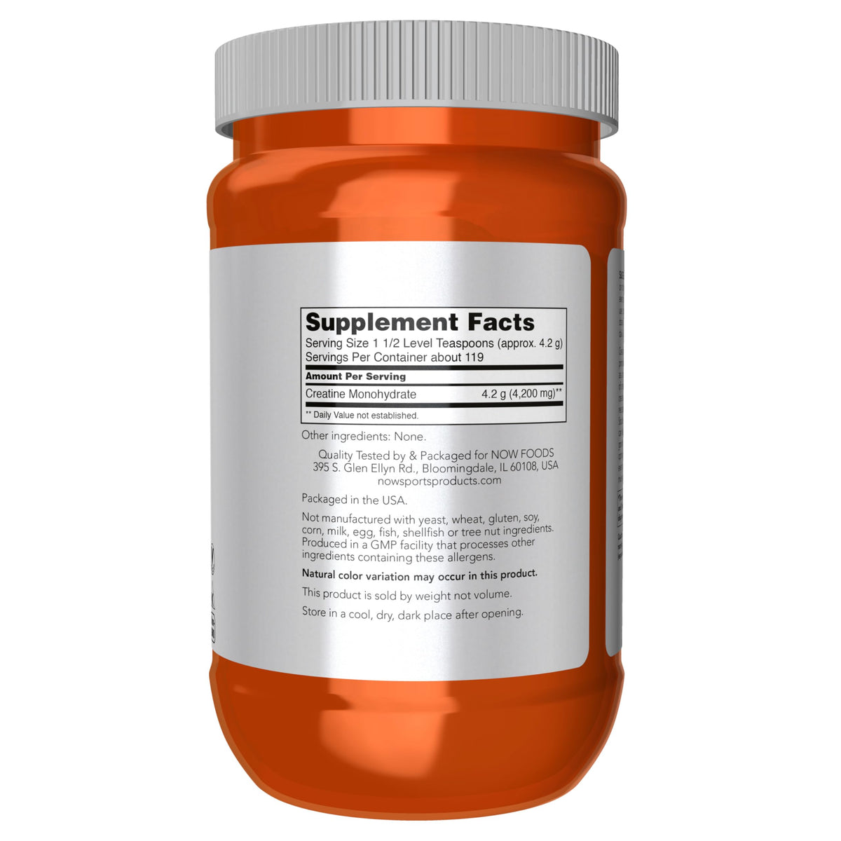 NOW Foods Sports Nutrition, Micronized Creatine Powder 500 g, Mass Building*/Energy Production*, 1.1-Pound NOW Foods buy supplements Au