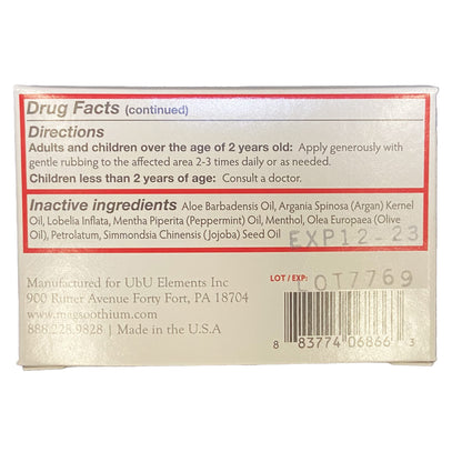 Magsoothium Original Recovery Balm- Magnesium Sulfate/Arnica Recovery Balm hephboardBuy Supplements Australia