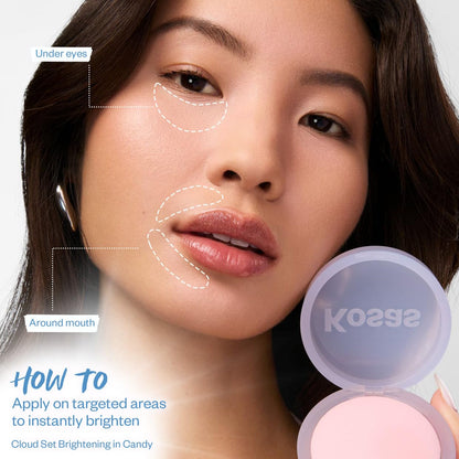 Kosas Cloud Set Brightening Baked Powder – Under Eye Setting Powder, Talc-Free Soft Focus Finish, Candy KosasBuy Supplements Australia