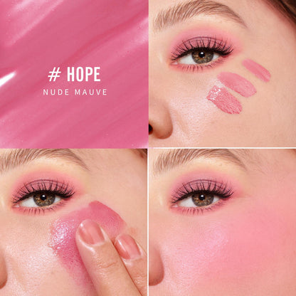 KIMUSE Liquid Blush, Long-Wearing Pigmented Soft Cream Face Blush, Waterproof, Smudge Proof, Dewy Finish KIMUSEBuy Supplements Australia