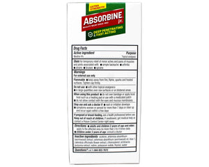 ABSORBINE JR. Extra Strength Pain Relieving Liquid, for Muscle, Joints, Arthritis Pain, with No-Mess Applicator, 4 Oz (Pack of 3)