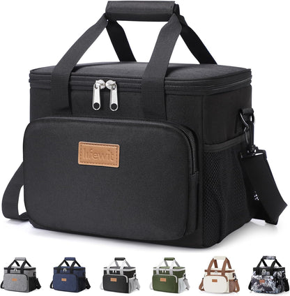 Lifewit Medium Lunch Bag, Insulated Lunch Box, Soft Cooler Cooling Tote for Adult