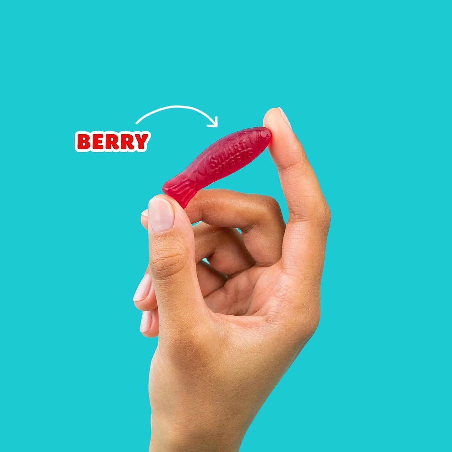 SmartSweets Sweet Fish, Low Sugar Gummy Candy (3g), Low Calorie (130), Gluten-Free -1.8oz (Pack of 6) Packaging may vary | Gluten Free, Plant Based, Healthy Snacks For Adults & Kids, Fiber Candy, Fun Chewy Berry Flavored Gummies, Healthy Candy
