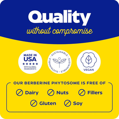 Enzymedica Berberine Phytosome High Bioavailability Formula, 60 Caps | Enhanced Absorption for Superior Berberine Delivery
