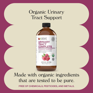 Supplement Product​Complete Natural Urinary Tract Complete 8oz - Liquid Supplement for Urinary Tract Health with Organic Cranberry, D-Mannose, Beet Root, Fennel Seed, and Turmeric - GlowUpCaUSA