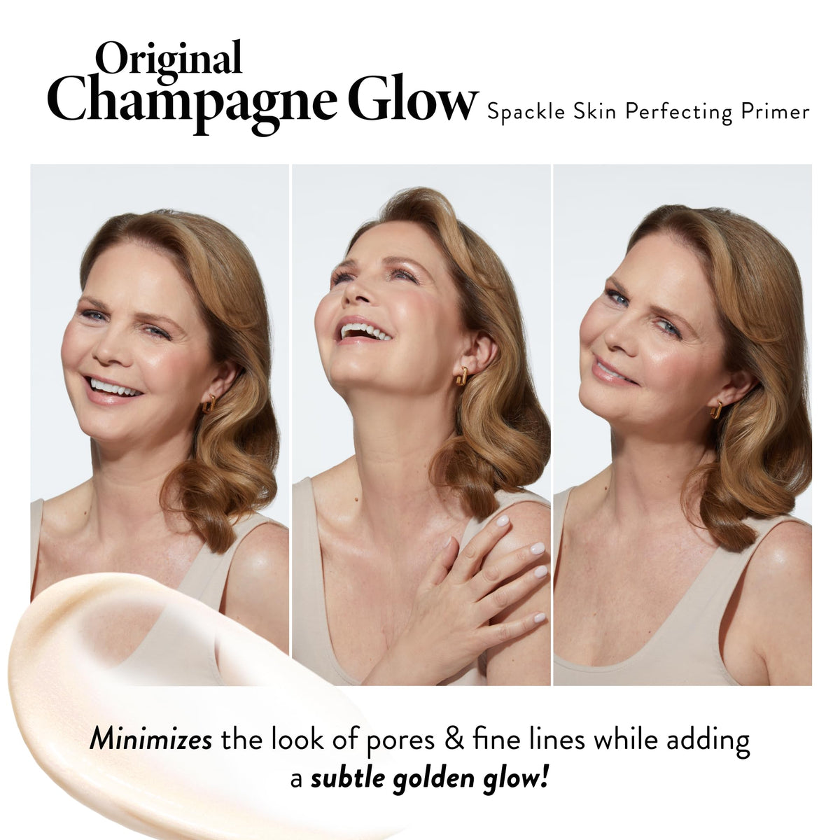 LAURA GELLER NEW YORK Spackle Primer - Champagne Glow - Super-Size 2 Fl Oz - Hyaluronic Acid Makeup Primer for Mature Skin LAURA GELLER NEW YORK buy supplements Au