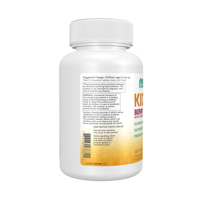 NOW Kids Supplements, Kid Vits Multivitamin, Berry Lemonade Flavor, 120 Chewable Tablets NOW Foods