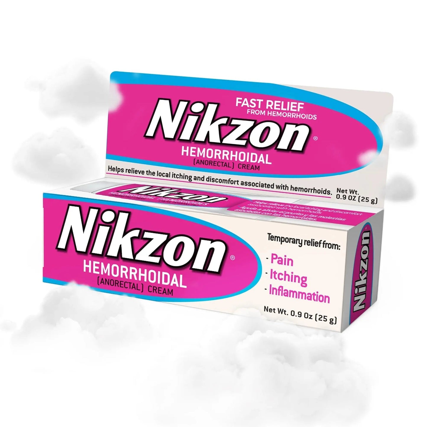 Nikzon Hemorrhoid Cream | Double Effect for Pain & Swelling, Numbs Irritated Anorectal Area, Soothing & Fast-Acting Formula, Dual-Action Hemorrhoid Treatment, 0.9 Oz, 1-Pack NikzonBuy Supplements Australia