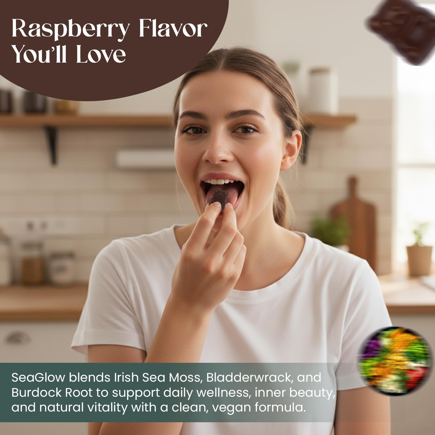 The EverÉ Natural Alchemy Sea Moss with Bladderwrack & Burdock Root – Vegan, Plant-Based Gummies with Minerals & Botanicals – Mixed-Berry Flavor, Non-GMO & Gluten-Free The EverÉ Natural Alchemy buy supplements Au