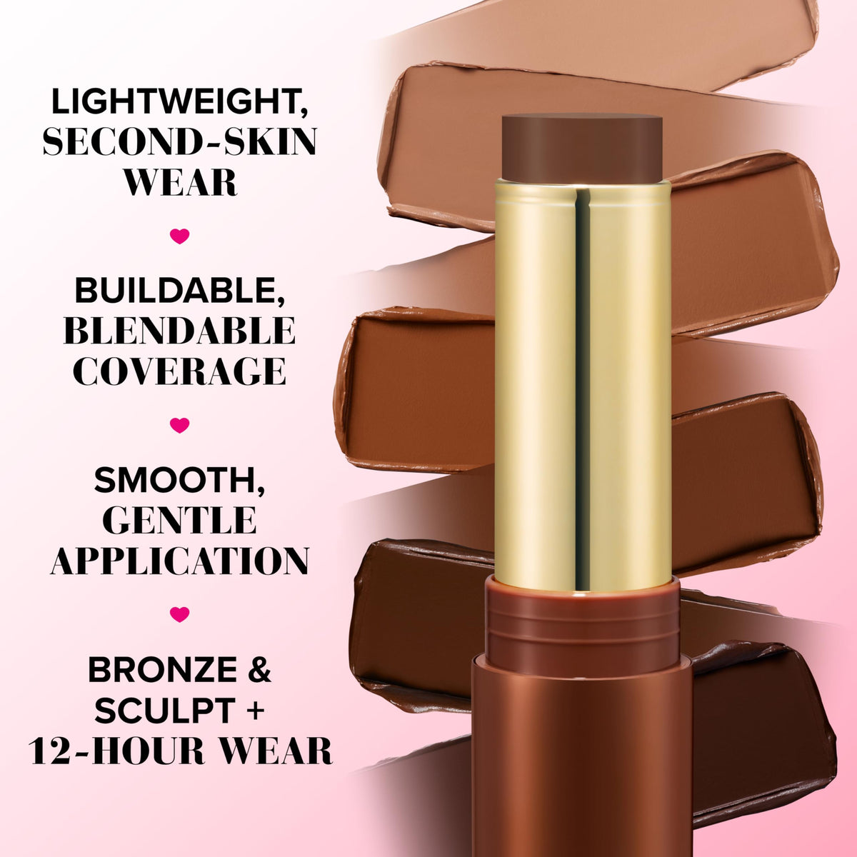 Too Faced Chocolate Soleil Melting Bronzing & Sculpting Stick | Multi-Use, Contour + Cream Bronzer Stick | Lightweight, Satin-Finish with Buildable Coverage, 0.28 Ounce, 0.28 Ounce, Chocolate Souffle Too FacedBuy Supplements Australia
