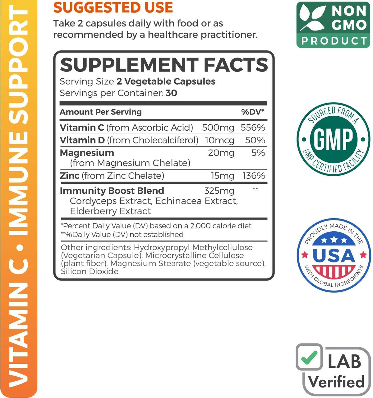 Super Greens & Vitamin C (1-Month Supply) Greens & C Synergy Bundle of Organic Super Greens Powder - Complete Superfood (60 Capsules) & & Vitamin C Immune Support (60 Vegetarian Caps)(Non-GMO) Healths Harmony buy supplements Au