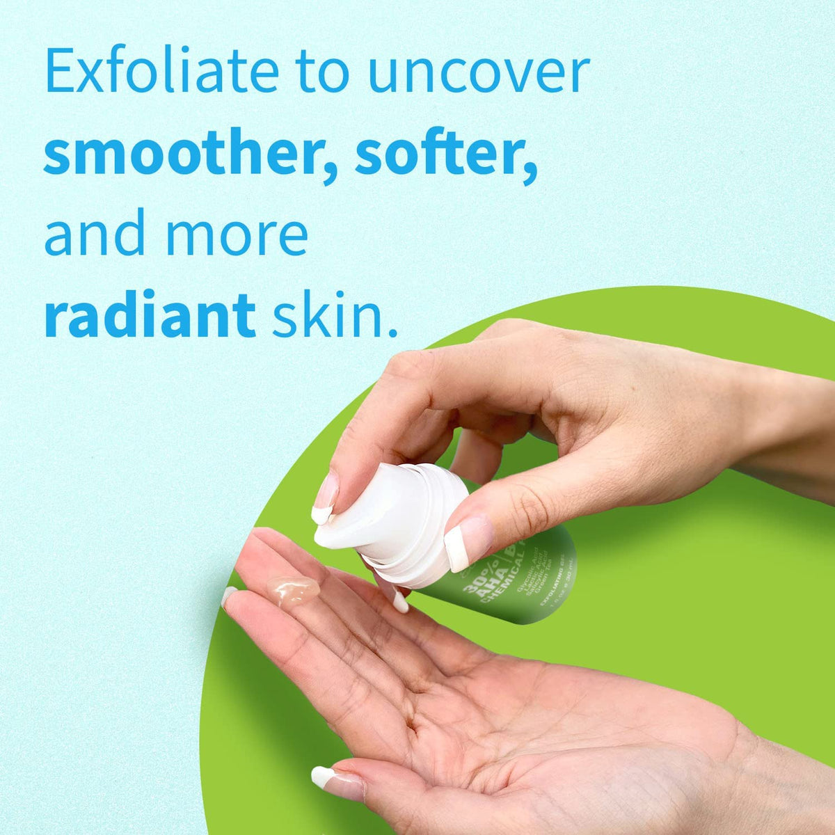 Ebanel Bundle of 30% AHA 2% BHA Chemical Peel and 10 Pack Collagen Face Mask