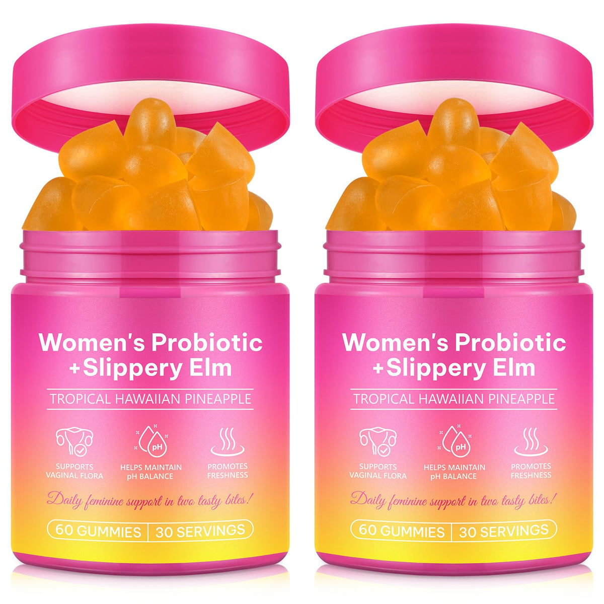 Beyxdu Probiotics for Women Gummies with Slippery Elm Feminine Balance Gummies for Women Vaginal Probiotics with Prebiotics & Lactobacillus Probiotic Blend Vaginal Odor & Vaginal Flora 120Gummy BeyxduBuy Supplements Australia