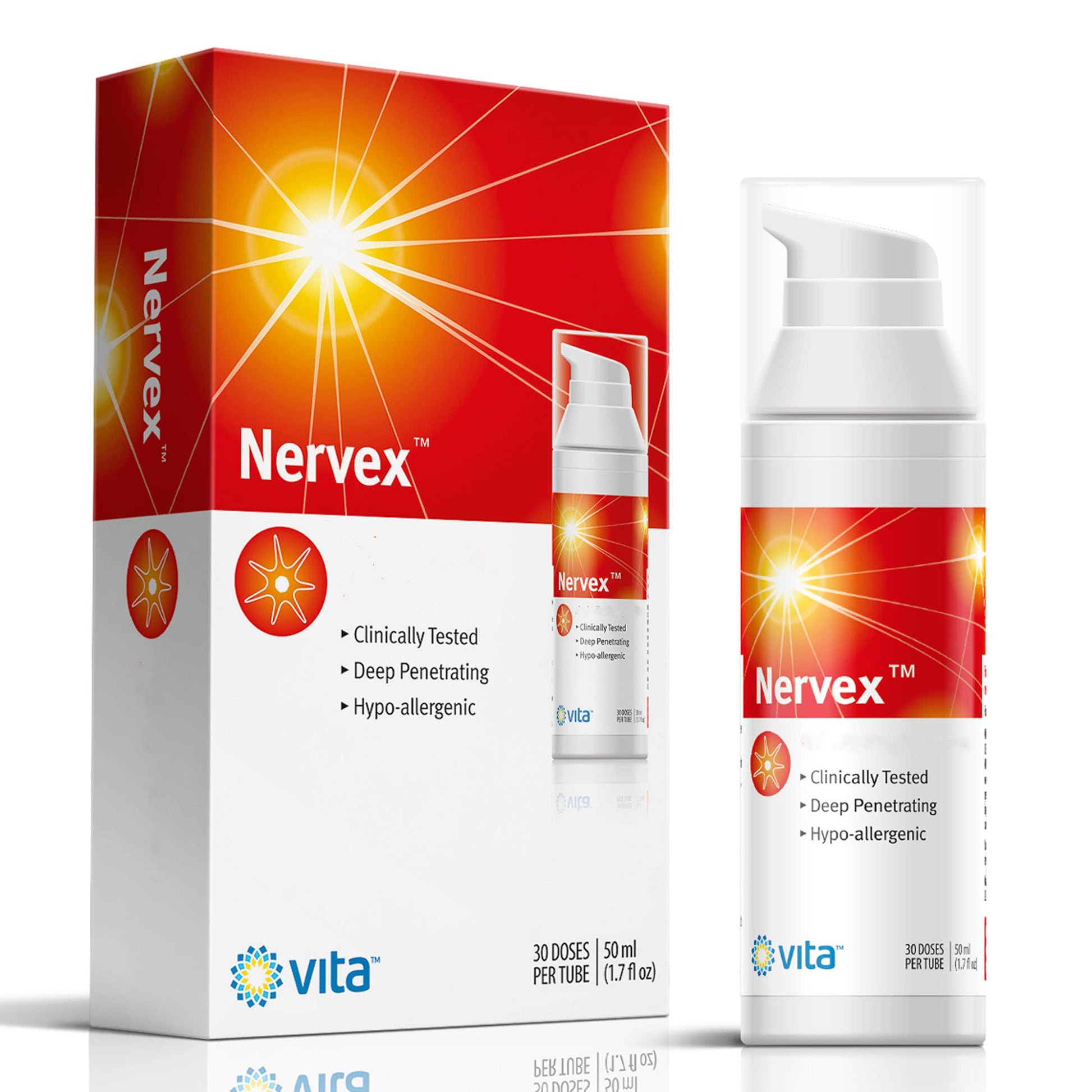 Vita Sciences Nervex Powerful Neuropathy Cream: Advanced Natural Relief for Peripheral Neuropathy, Fibromyalgia, and Fast Comfort Treatment for Feet, Hands, Legs, and Toes Vita SciencesBuy Supplements Australia