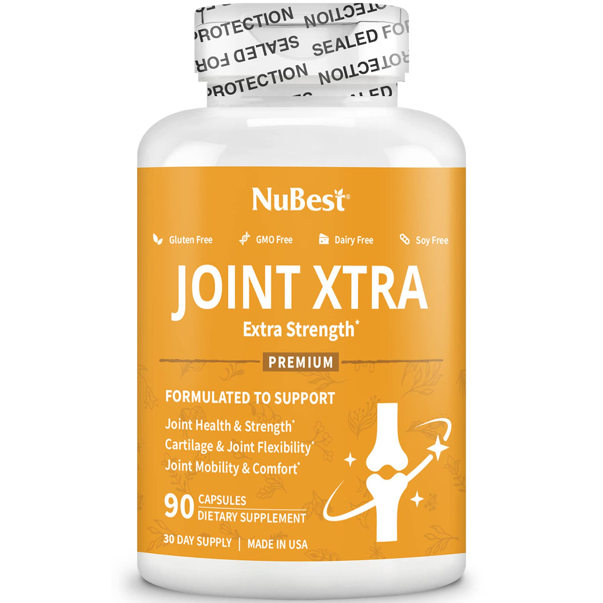 NuBest Joint Xtra - Joint Support Supplement | Joint Health Formula with Triple Joint Strength - Glucosamine, Chondroitin, Turmeric, MSM | 1 Month Supply NuBestBuy Supplements Australia