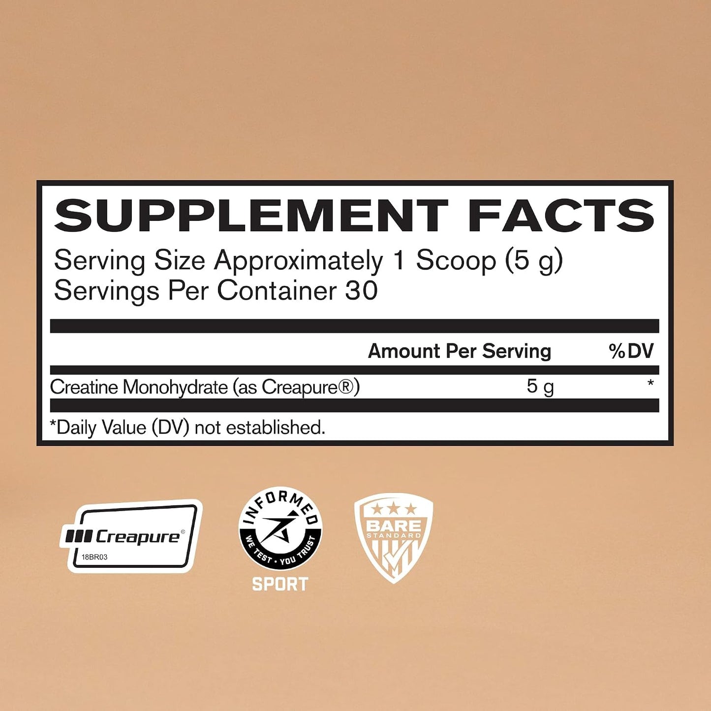 BARE PERFORMANCE NUTRITION BPN Creatine Monohydrate & Whey Vanilla Protein Powder Bundle