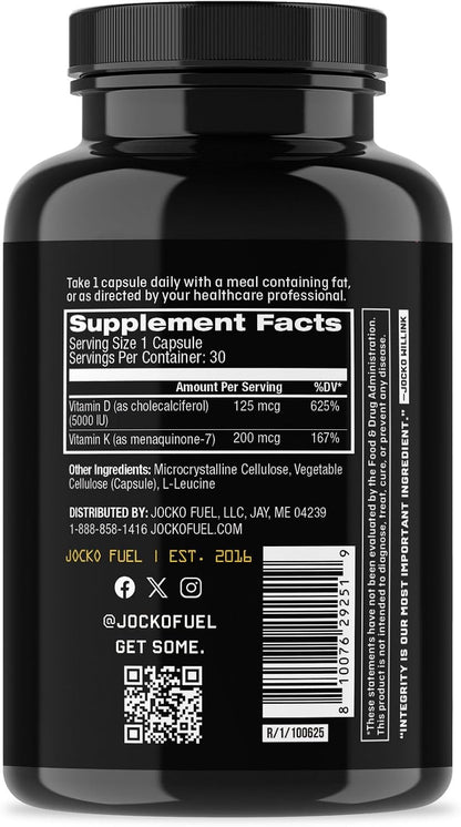 Jocko Vitamin D3 + K2