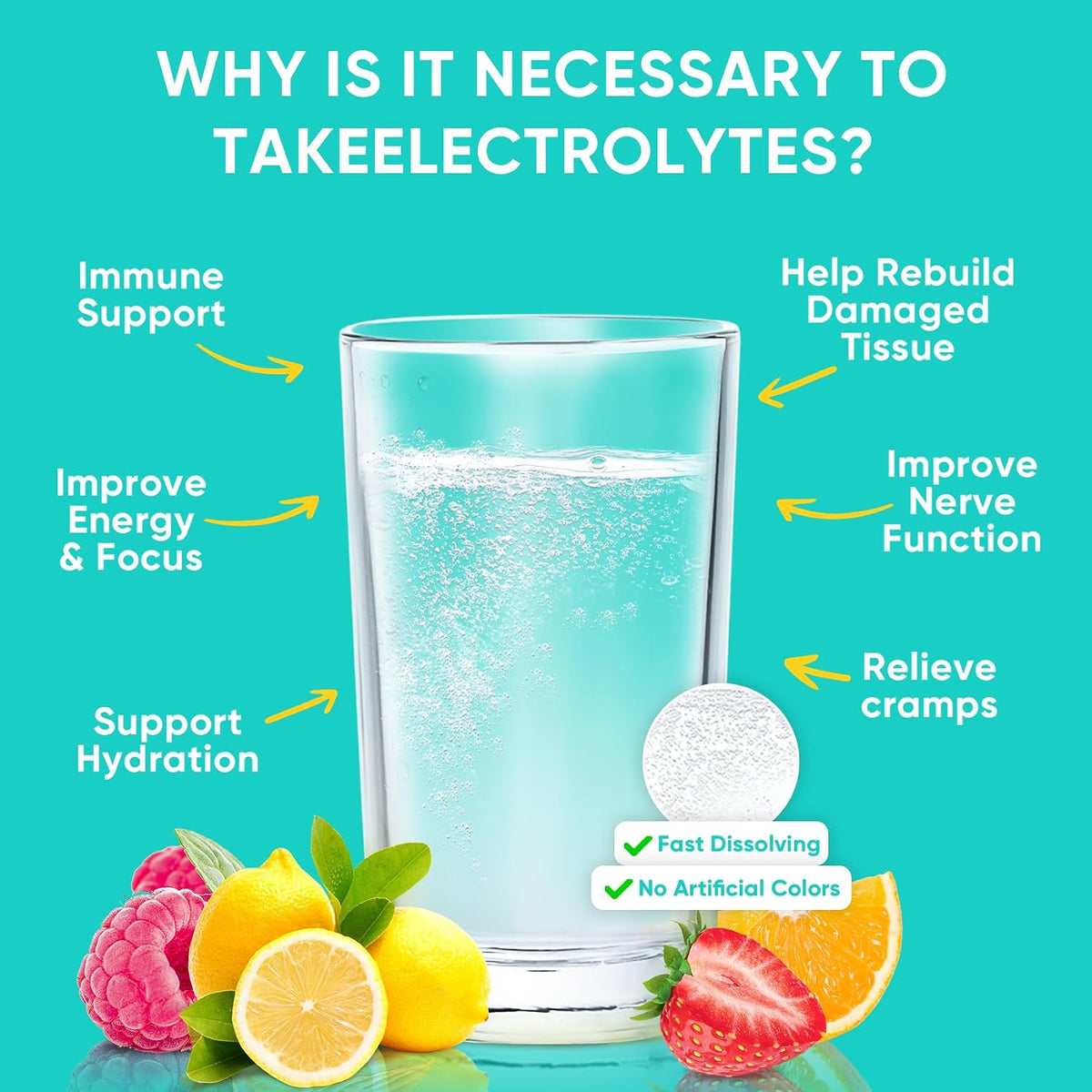 Venture Pal Sugar Free Electrolyte Powder Packets - Liquid Daily IV Drink Mix for Rapid Hydration & Party Recovery | 5 Vitamins & 7 Electrolytes| Keto Friendly | Non-GMO | Certified Vegan | 16 Sticks