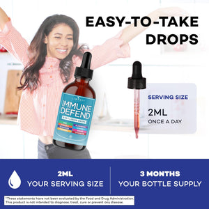 8-in-1 Immune Support Liquid Drops – Elderberry, Turmeric Curcumin, Echinacea, Ginger, Vitamins C & D3, Zinc & B6 – Fast-Absorbing Immune & Antioxidant Support – Vegan, Non-GMO – 4 oz - PrimeBioHealth - canada supplements