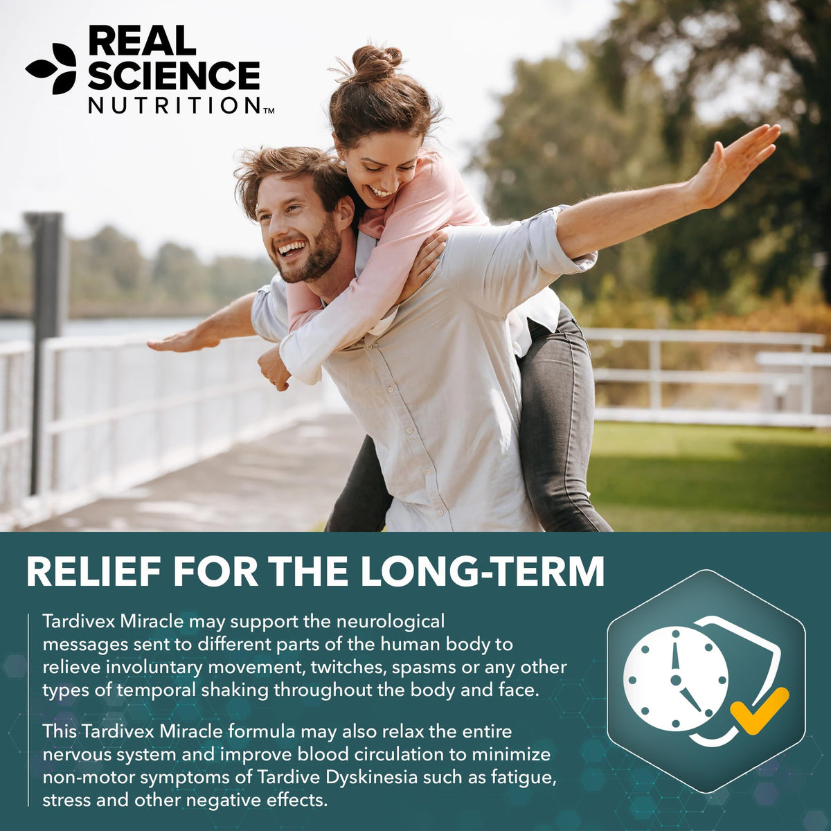 Real Science Tardivex All Natural Nerve Support Supplement for Neurological Balance - Includes Vinitrox, GABA & Essential Vitamins for Controlled Movement & Coordination - Made in USA, 60 Caps Real Science NutritionBuy Supplements Australia