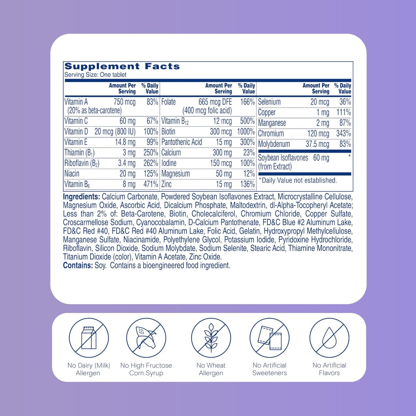 One A Day Women's Menopause Multivitamin with Vitamin A, Vitamin C, Vitamin D, Vitamin E and Zinc for Immune Health Support, Bone health, 50 Count ONE A DAY buy supplements Au