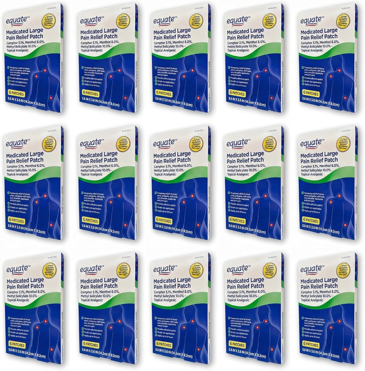FUSION SHOP STORE Smart choices, meaningful life! Topical Patch with Menthol, Camphor, Methyl salycilate, 6 Count (Pack of 15) FUSION SHOP STORE Smart choices, meaningful life!Buy Supplements Australia