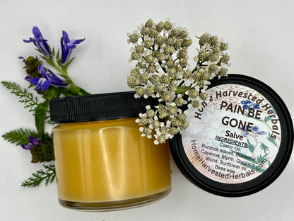Pain Relief Herbal Salve – 2 oz – Home Harvested Herbals – Natural Relief for Aches, Muscles & Joint Discomfort Home Harvested HerbalsBuy Supplements Australia