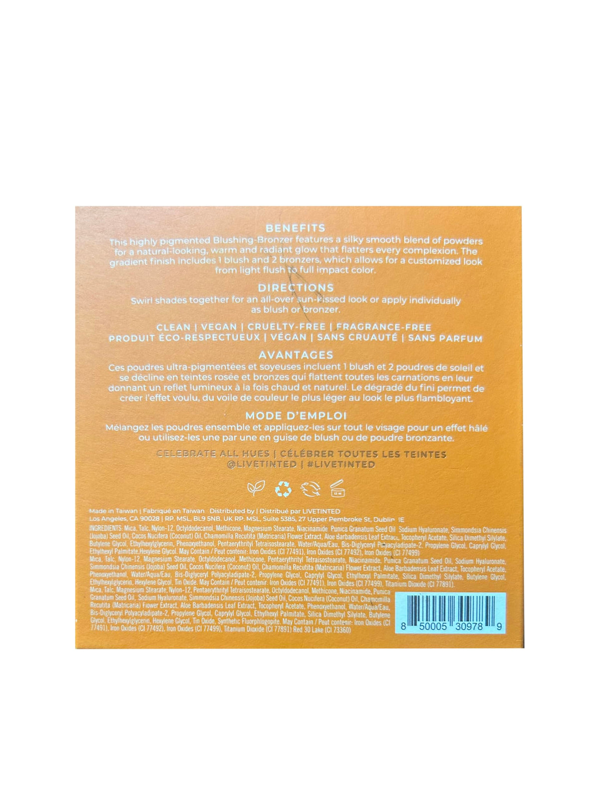 Live Tinted Huebeam Jumbo Gradient Blushing Bronzer - Lightweight, Highly-Pigmented, Buildable & Blendable - Sunkissed, Glowy, Even Toned Skin Face Blush and Bronzer - 15g / 0.5 oz Live TintedBuy Supplements Australia