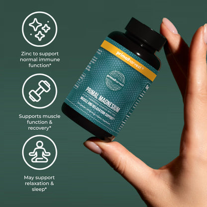 Primal Harvest Magnesium Supplement Complex 310mg by Primal Harvest with Magnesium Glycinate, Citrate, Malate, and Zinc 2 Pack, 240 Capsules Primal Harvest buy supplements Au