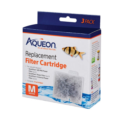 Aqueon Replacement Filter Cartridges Medium - 6 pack